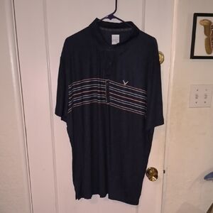 NWT Callaway | Navy Polo with Striped Design